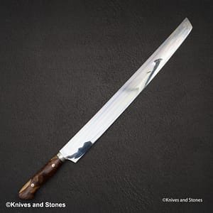 Yoshikazu Ikeda Honyaki Sakimaru Sujihiki 450mm White 3 Steel