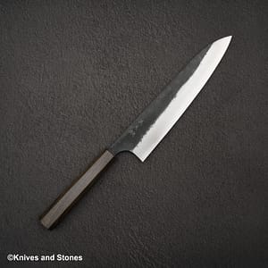 Yoshimi Kato Kintaro Aogami Super Damascus KU Nashiji Gyuto 210mm