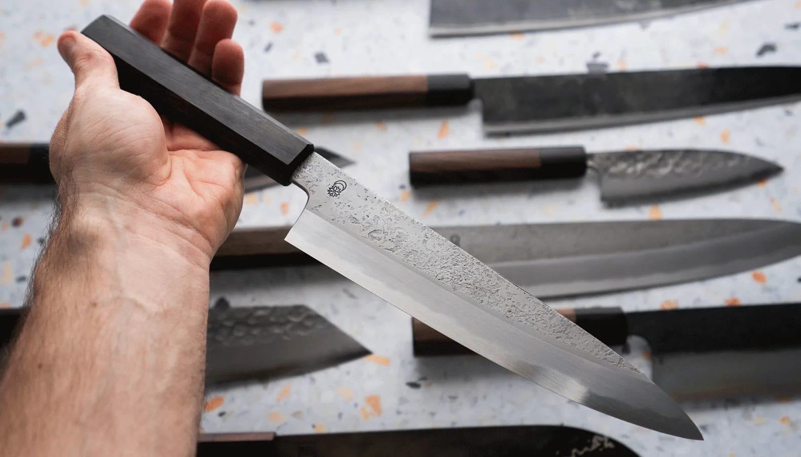 Japanese gyuto chef knife