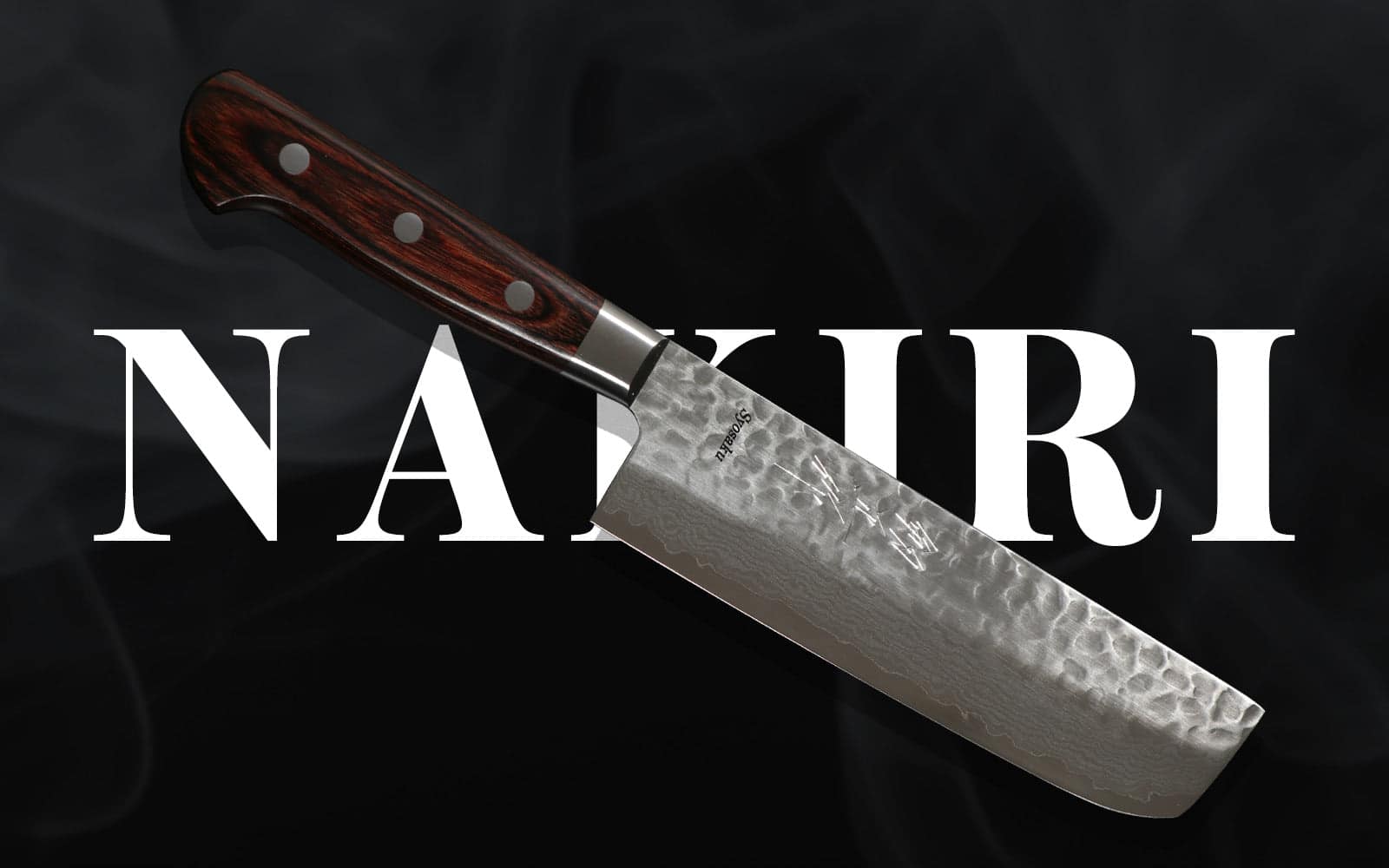 Japanese nakiri vegetable knife