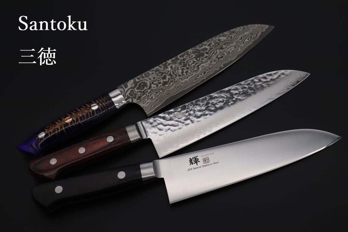 Japanese santoku knife